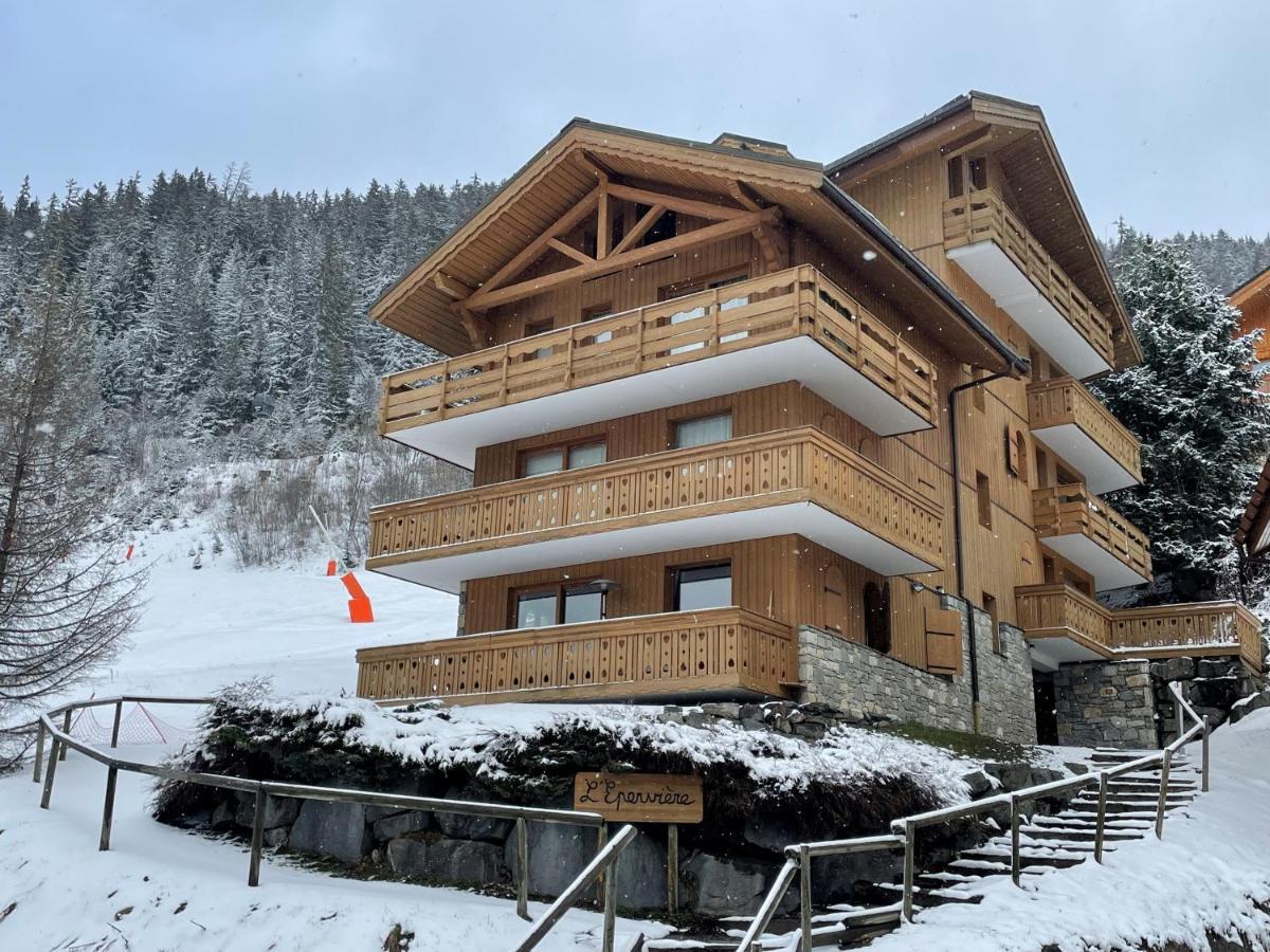 Meribel Centre La Chaudanne, Real Ski In And Out, 3 Bedrooms 2 Bathrooms Newly Renovated, Chalet L'Eperviere Eksteriør bilde