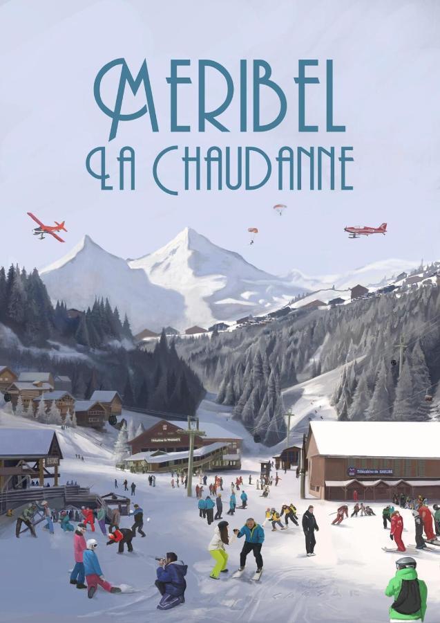 Meribel Centre La Chaudanne, Real Ski In And Out, 3 Bedrooms 2 Bathrooms Newly Renovated, Chalet L'Eperviere Eksteriør bilde