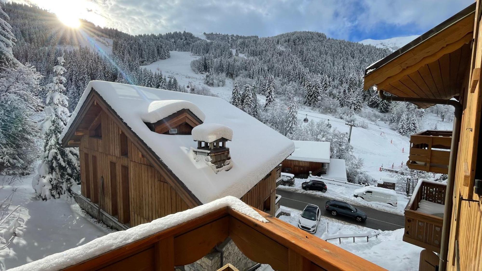 Meribel Centre La Chaudanne, Real Ski In And Out, 3 Bedrooms 2 Bathrooms Newly Renovated, Chalet L'Eperviere Eksteriør bilde